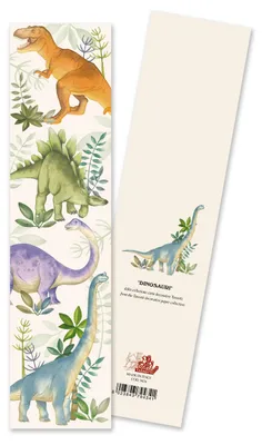 Produktbild von Lesezeichen mit Dinosaurier-Motiv, 51 x 202 mm