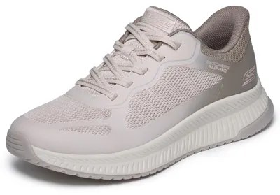Produktbild von Skechers Damen Bobs Squad 4 Staple Look Turnschuhe, Taupe Multi Mesh, 36.5 EU