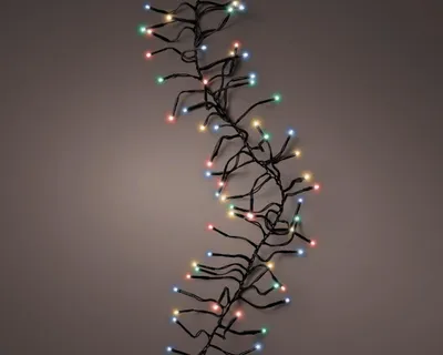 Produktbild von Kaemingk Lichterkette Cluster-Leuchten mehrfarbig Weihnachtsbeleuchtung l17m-2040l