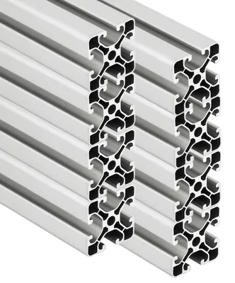 Produktbild von SCHMIDT systemprofile 8x 2000mm Aluminium Profil 40x40mm Nut 8 eloxiert