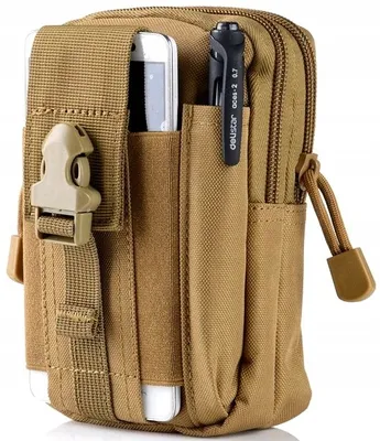 Immagine prodotto di Marsupio da cintura - marsupio tattico per cellulare - organizzazione - resistenza alle intemperie - adattabilità - design compatto - versatilità
