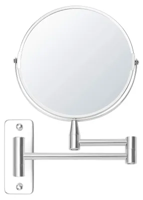 Produktbild von Kosmetikspiegel Rasierspiegel - 360° drehbarer Kosmetikspiegel Wandmontage - Kosmetik Spiegel 5X Vergrößerung - Schminkspiegel - Rasierspiegel mit Vergrößerung