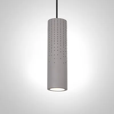 Produktbild von Pendelleuchte, GU10, Lampe Für Wohnzimmer Esszimmer Küche, Höhenverstellbar Farbe  Beton-Grau