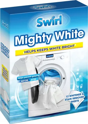 Immagine prodotto di Swirl Mighty White Salviette sbiancanti per il bucato, 12 pezzi (PRODOTTO DALLA GERMANIA)