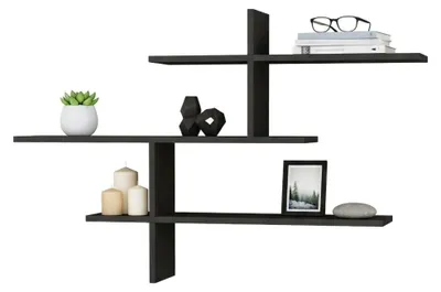 Produktbild von Regal Dpjac, Gestell, Wandregal, Mehrzweckregale, 123x22h81 cm, Anthrazit