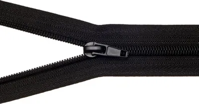Reißverschluss 1 Stk. Kunststoff-Spiral 5mm 50cm teilbar Oeko-Tex Spiralreißverschluss schwarz