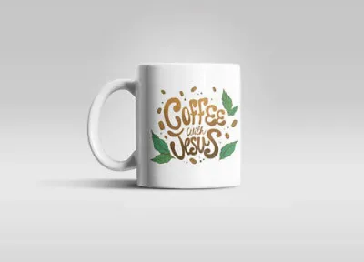 Produktbild von Coffee with Jesus Kaffeetasse Teetasse Geschenkidee