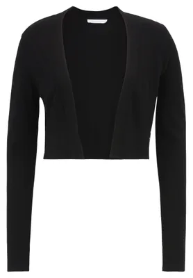 Produktbild von BETTY & CO WHITE Damen Strick Cardigan Langarm Figurumspielend Uni 44 cm Länge