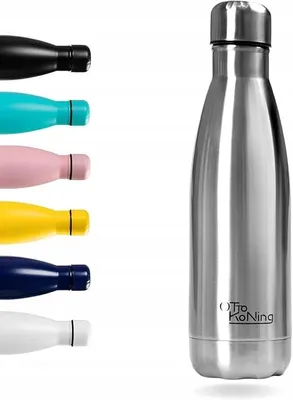 Produktbild von Edelstahl Thermosflasche für Heiß & Kaltgetränke 500ml
