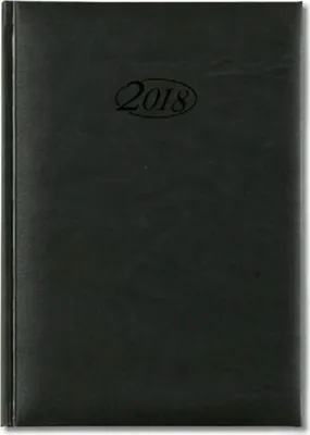 Produktbild von 2022 Stylex  Buchkalender A5Mix  Balacron schwarz wattierter Hardcover Einband, 1 Tag auf 1 Seite, Sa/So auf 1 Seite