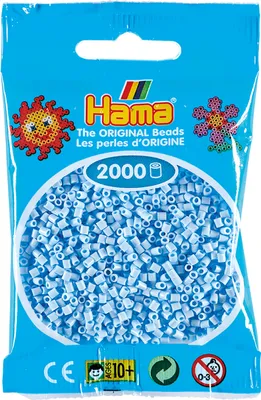 Produktbild von HAMA 501-97 Beutel mit Mini Perlen - Pastell-Eisblau