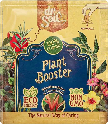 Produktbild von Dr.Soil PLANT BOOSTER, Natürliche Immunität - Pflanzenstärkungsmittel, Einzeldosis von 10ml für 1L Spritzlösung