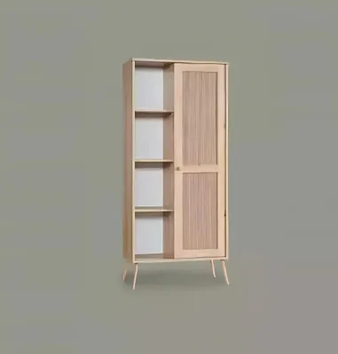 Produktbild von Bücherregal braunes Wandregal Dokumentenregal Regal Büro regale Möbel
