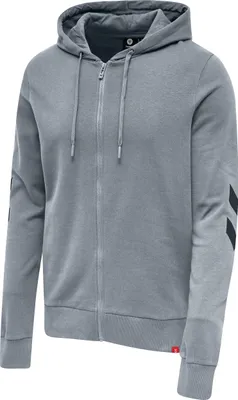 Produktbild von Hummel hmlLEGACY ZIP HOODIE Pullover Oberteil Zipper - grau Gr. L