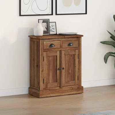 Produktbild von "Schlussverkauf" Aufbewahrungsschrank - VIDAXL - Natur 65x30x75 cm Massivholz Teak  C17869