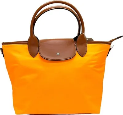 Produktbild von Laphrodite Damen Tasche - Handtasche, Shopper, Weekendtas, Schule, Einkauf, Strand, Orange, 33x14,5x31 cm