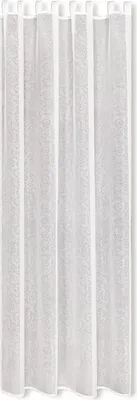 Produktbild von Gerster Schlaufenschal Prägedruck B = 140 x H =235 cmTransparent Voile Graphisch weiß
