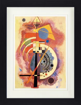 Produktbild von Wassily Kandinsky Gerahmtes Bild Mit Edlem Passepartout | Wand-Bilder | Im Bilderrahmen - Hommage An Grohmann, 1926 (40 x 30 cm)