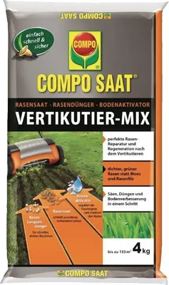 Zdjęcie produktu dla COMPO 20307 COMPO SAAT Mieszanka do wertykulacji, 4 kg na 133 m²