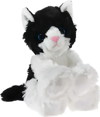 Produktbild von Heunec MISANIMO Glitter-Kitty Babykatze schwarz/weiß Größe 20 cm