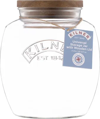 Produktbild von KILNER | Vorratsglas, UNIVERSAL, holz, 2 L