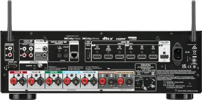 Image de Denon AVRX1800HDABBKE2 Amplificateur AV 7.2 8K avec HEOS® intégré et DAB+