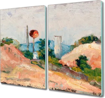 Produktbild von Coloray Hackbrett Herdabdeckplatte 2x30x52 cm Küchenbrett Kochplattenabdeckung Schneidebrett - Die Bahnschneide Cézanne