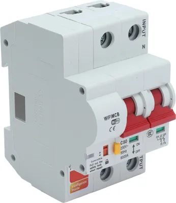 Image de Disjoncteur intelligent 2P WiFi Bluetooth App Télécommande Interrupteur Protection contre les surintensités AC220V80A