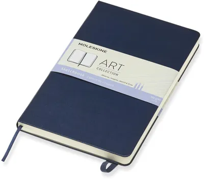 Immagine prodotto di Moleskine 8058341715611 MOLESKINE Sketchbook, L/A5, 165g/mq, copertina rigida, blu