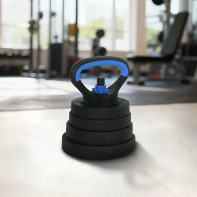 Produktbild von 4-in-1 Kurzhantel Langhantel Kettlebell Set 30 kg