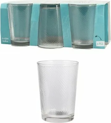 Produktbild von Gläserset Excellent Houseware ye6000770 Durchsichtig Kristall 425 ml (6 Stück)
