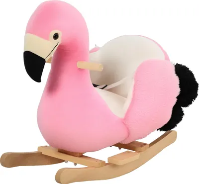 Produktbild von Schaukeltier Schaukelpferd Kinder Schaukel Rosa 60 x 33 x 52 cm