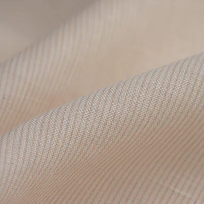 Productafbeelding van Gestreept katoenen popeline, roze kleur