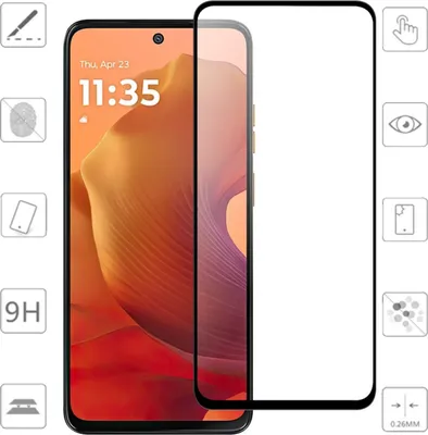 Produktbild von Für Xiaomi Poco X7 Pro 5G / Redmi Turbo 4 2x 3D Premium Display H9 0,3mm Hart Glas Schutz