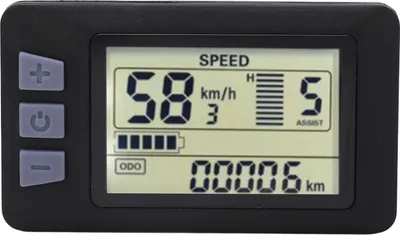 Obrázok produktu pre P3H Elektrický bicykel LCD displej 24 V 36 V 48 V 60 V so 6-pinovým vodotesným vodičom pre bicyklové skútre