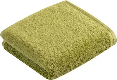 Produktbild von VOSSEN Vegan Life, Grün, Einfarbig, Baumwolle, 50 x 100 cm, Maschinenwäsche