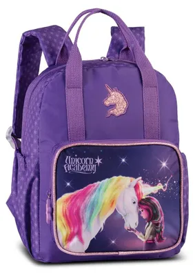 Image de Sac à dos pour enfants Unicorn Academy : violet/lilas