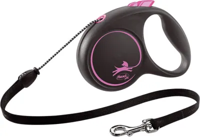 Immagine prodotto di Guinzaglio per cani Flexi BLACK DESIGN 5 m Rosa Taglia S