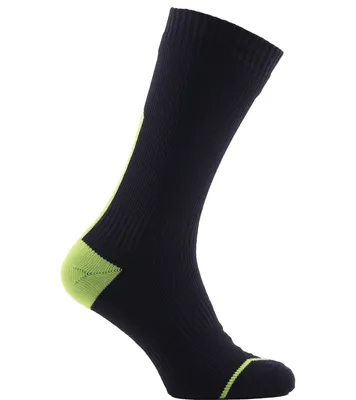 Produktbild von Socken SealSkinz Road Thin Mid Hydrostop Gr. XL (47-49) gelb/schwarz wasserdicht