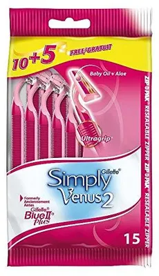 Obrázok produktu pre Gillette Simply Venus 2 – jednorázové holítka – 15 kusov