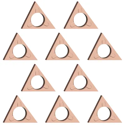 Immagine prodotto di Omgoods - Set di 10 lame di ricambio a forma di "C" per macchina smussatrice