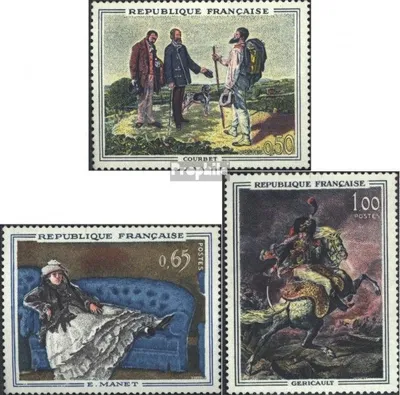 Produktbild von Briefmarken Frankreich 1962 Mi 1415-1417 (kompl.Ausg.) postfrisch Gemälde