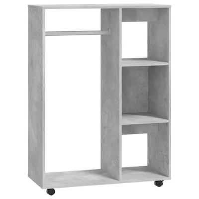 Obrázok produktu pre Šatník, betónovo sivý 80x40x110 cm, kompozitné drevo
