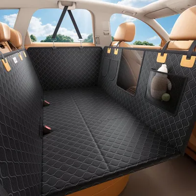 Immagine prodotto di Coperta per cani per auto - protezione per il sedile posteriore - impermeabile - pieghevole - 7 strati - antiscivolo
