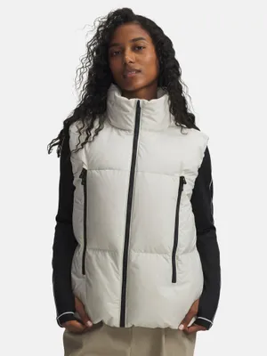 Produktbild von Under Armour Limitless Daunenweste für Damen – Weiß LG