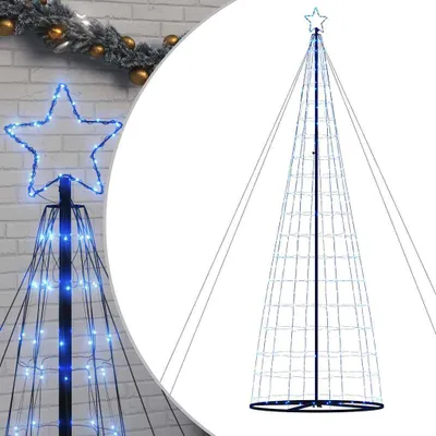 Immagine prodotto di Albero di Natale a LED 1534 LED Blu 500 cm