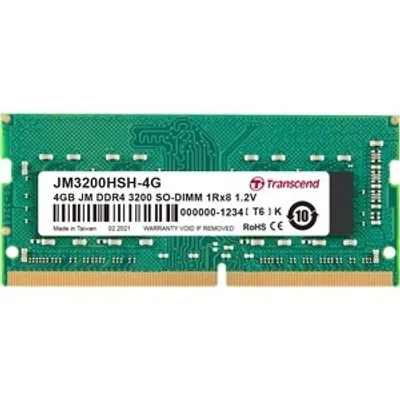 Produktbild von Transcend JetRAM - DDR4 - Modul - 4 GB - SO DIMM 260-PIN - 3200 MHz / PC4-25600 - CL22 - 1.2 V - ungepuffert - non-ECC