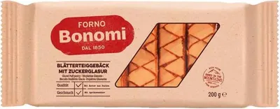 Produktbild von Bonomi Sfogliatine Glassate/Löffelbiskuits 200 gr.