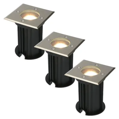 Produktbild von hoftronic LED Bodeneinbaustrahler 3x4W 345lm 6500K IP67 Edelstahl