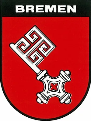 Produktbild von Aufkleber Wappen Bremen 60 x 45 mm